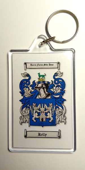 Coat of Arms Keyring 7.5cm x 5cm Acrylic